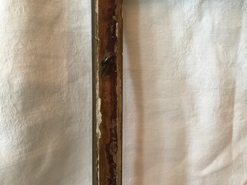 Vintage Antique Ornate Gilded Plaster Wood Gold Painted Picture Frame 16" x 11" - Picture 13 of 18