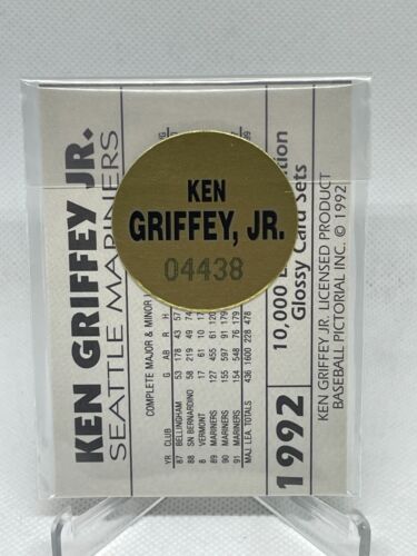 Ken Griffey Jr 1992 Playball USA Gold Foil Card Set /10000 Factory Sealed - 第 2/2 張圖片
