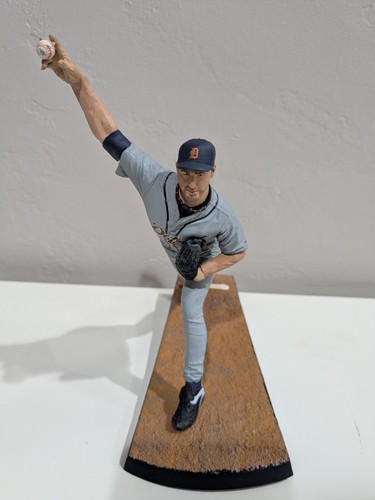 2012 MLB Series 30 Justin Verlander Detroit Tigers McFarlane Figur grau Trikot