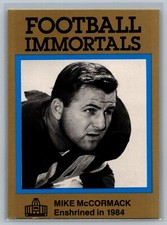 1985-88 Football Immortals Mike McCormack #79