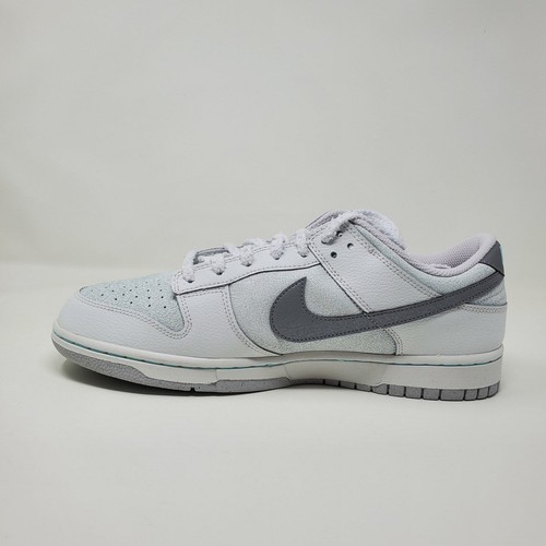 Nike Dunk Low Retro SE Summit White Metallic Silver HQ3619-121 Men's Size 11.5 - Picture 8 of 9