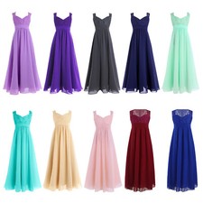 Kids Girls Princess Pageant Dress Birthday Wedding Daughter Occasion Teen Youth