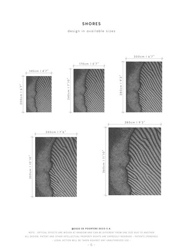 Waves Shores 9135 Amazon Mud Modern Abstract Designer Louis de Poortere deco - Imagen 12 de 12