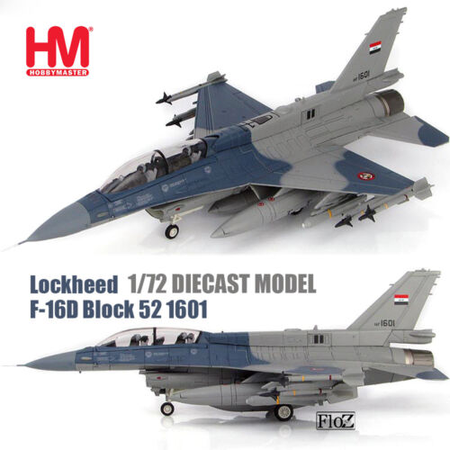 HM HOBBY MASTER Lockheed F-16D Block 52 1601 1/72 diecast plane model aircraft