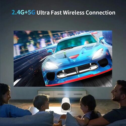 Smart LED Projector 4K HD 1080P 5G WiFi Bluetooth Android USB HDMI Home Theater - Picture 15 of 20