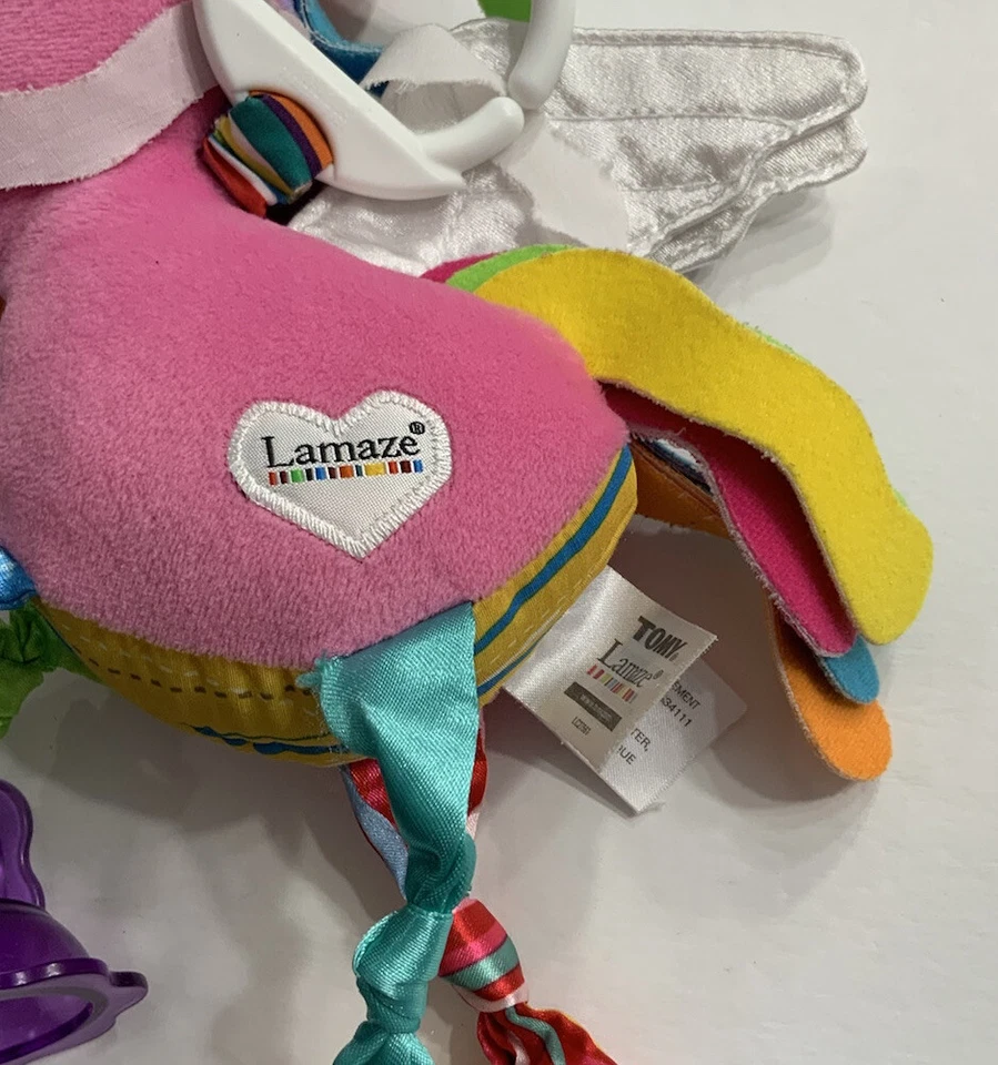 LAMAZE PLAY AND GROW BEBÉ JUGUETE TILLY TWINKLEWINGS ROSA UNICORNIO NIÑO CIP ON Foto 3 de 4