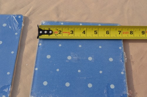 Temp-tations Set of 2 Polka Dot Tempered-Glass Trivets - Blue - Bild 4 von 5
