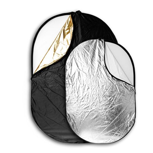 Zykkor Reflector 44 x 72 Inch Gold and Silver Light Multi
