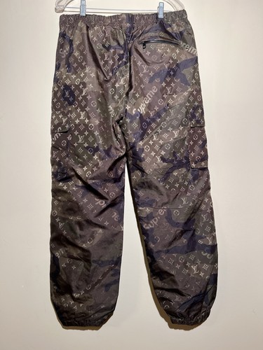 LOUIS VUITTON SUPREME Cargo Jogger Track Pants Camouflage 42 - Picture 3 of 8