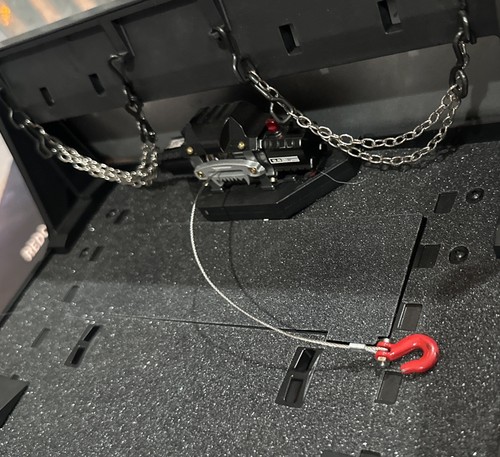 Redcat Custom 1/10 Scale Car Hauler Trailer With Lights And Winch! Soooo Cool! - Picture 9 of 20