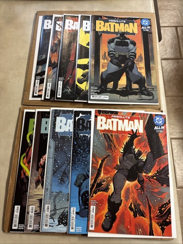 Absolute Batman 1 bis 10, Lot, Run, DC Comics NM 1st Print