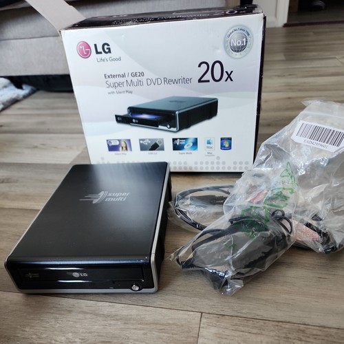 LG GE20LU10 External Super Multi DVD +/- Rewriter 20x Speed 8.5 GB LightScribe
