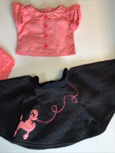 American Girl Maryellen's Poodle Skirt Outfit, Complete Set New Old Stock - Picture 2 of 4