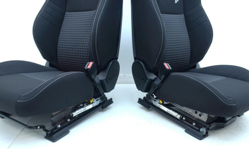 2015 2016 2017 2018 2019 2020 DODGE CHALLENGER SRT OEM FRONT REAR CLOTH SEATS - Picture 5 of 24