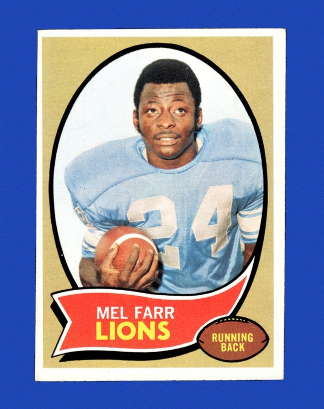 1970 Topps Set-Break # 52 Mel Farr RC EX-EXMINT *GMCARDS*