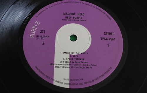 Deep Purple - Machine Head - 1972 UK first press 'Gramophone Co' label credit - Picture 6 of 15