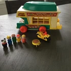 Fisher Price Vintage Little People Play Family Camper