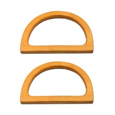 2 Pcs U-shape Handbag Handle Replacement Grips Purse Handles for Making Frame