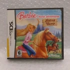 Barbie Horse Adventures: Riding Camp (Nintendo DS, 2008) Case Manual GUC