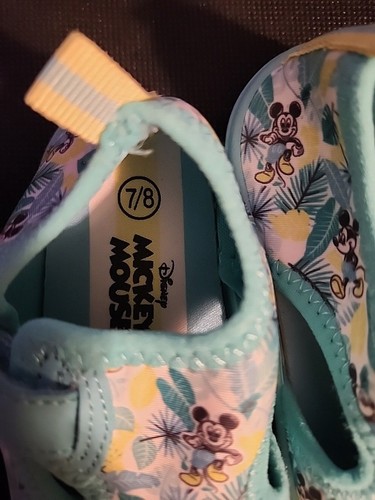 Mickey Mouse Water Shoes Swim Swimsuit Sandals Disney 7/8 Boy Girl Aqua Toddler - Picture 4 of 8