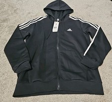 Adidas Womens Black Zip Up Jacket Size M