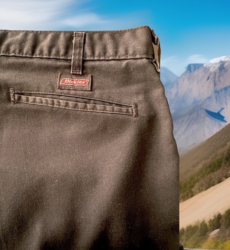DICKIES HERREN ARBEITSHOSE / mit SEITENHANDYTASCHE SCHWARZ HERRENGRÖSSE 38x30 - Bild 8 von 9