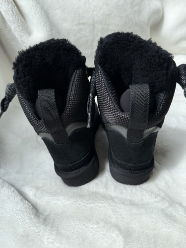 NEU UGG Highlel Suede Wool High Top Sneaker Boots Damen Schwarz UK3/US 5/EUR 36 - Bild 11 von 20