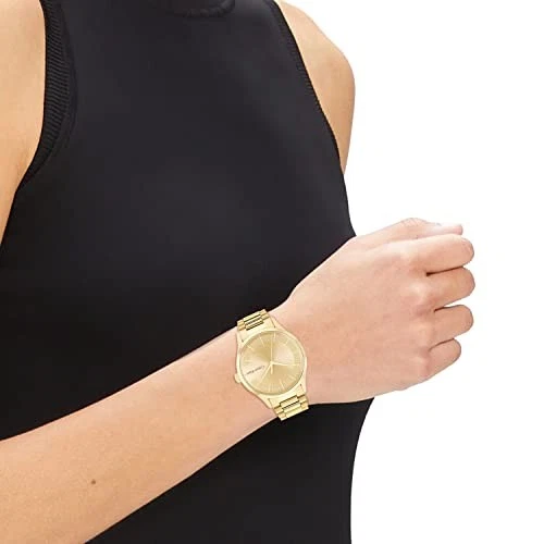 Reloj pulsera Calvin Klein uni-cuarzo chapado en oro iónico acero y eslabones 25200038 Foto 3 de 4