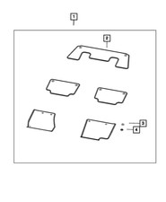 Genuine Mopar All-Weather Floor Mats 82216590AA