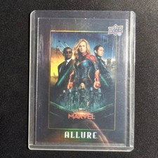 🎗️XYC 2022 UD MARVEL ALLURE MOVIE POSTERS IN LIGHTS /99 CAPTAIN MARVEL