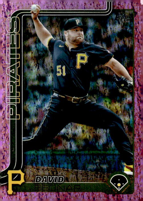 2025 Topps #381 David Bednar Pink Holo Foil
