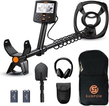  Metal Detector for Adults Professional - High Accuracy with 12" Waterproof Coil