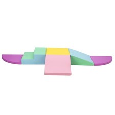 6 Piece Soft Climbing Toys for Toddlers   Indoor Foam Climber Playset for Cra...