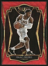 2020-21 Select Prizms Red Wave #182 Isaac Okoro
