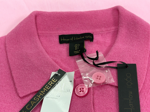 $145-NEW-House of Harbow 1960-Women 100% Cashmere Sweater. Sz-L. China - Picture 4 of 6