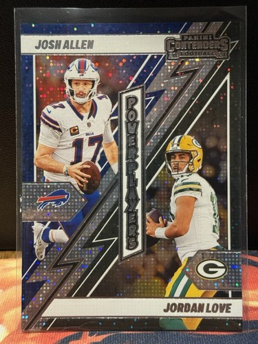 2024 Panini Contenders- Power Players Josh Allen Jordan Love Hobby Sparkle No.4
