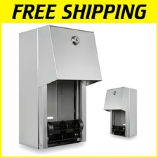 Stainless Steel Double Roll Toilet Paper Holder