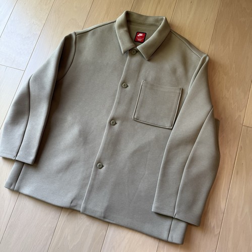 Nike Tech Fleece Reimagined Jacket Large Beige Shacket Blazer Sportswear Oregon - Picture 10 of 10