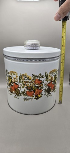 Vintage Blue Magic Krispy Kan Tin Storage Canister - Picture 2 of 8