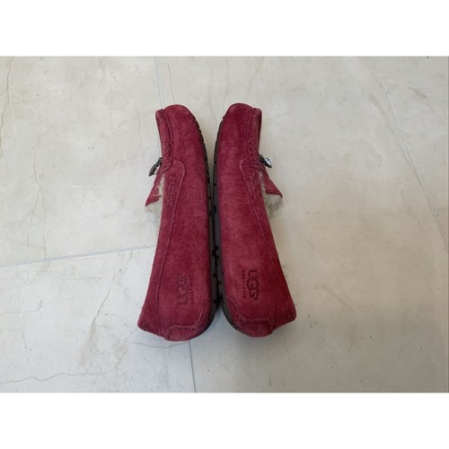 UGG Women US 6 EU 37 Ansley Pink Slippers Moccasin Suede Charm Rhinestone - Picture 11 of 16