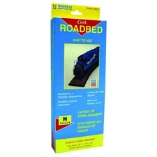 N Scale Midwest Cork Roadbed 9' - Model Train Track Roadbed - used - C&I RR