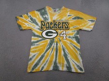 Brett Favre Green Bay Packers VTG Tie Dye NFL T Shirt Size L Sport Attack READ