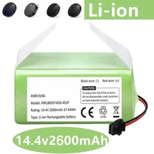 14.4V 2600mAh Li-ion Battery for Ecovacs Deebot N79S 500 N79 Eufy RoboVac 11S 30