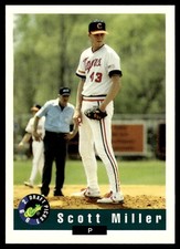 1992 Classic Draft Picks Scott Miller Oakland Athletics #66