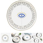  Schmuck Display Plate Desktop -Tablett Keramik -Aufbewahrungsfachdessert