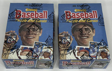 1988 Donruss Wax Box Lot (2) BBCE Sealed Maddux Alomar RC Chase-k