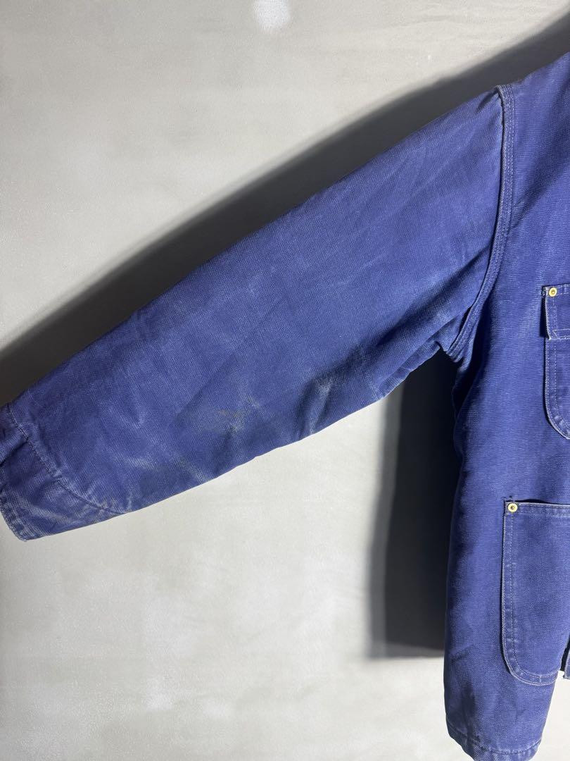 Carhartt 100th Anniversary Stussy Vintage Chore Coat Navy Carhartt 100th Anniversary Stussy Vintage Chore Coat Navy