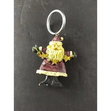 Santa Claus Resin Keychain