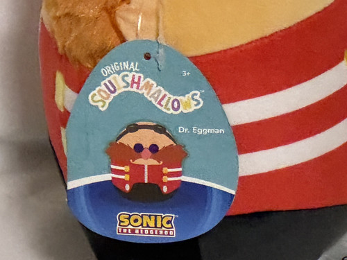 Squishmallow Sonic Collection Silver, Amy, Dr. Eggman y Dark Chao Nuevo con Etiquetas - Imagen 14 de 21
