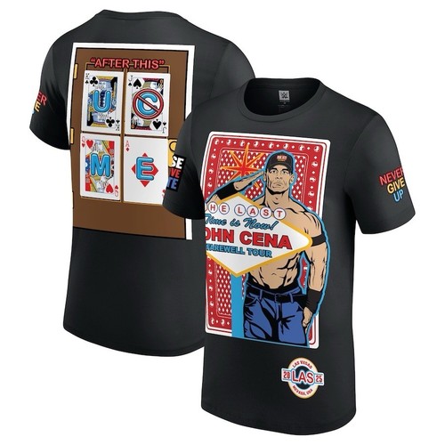 Camiseta OFICIAL John Cena Farewell Tour Wrestlemania 41 2025 Las Vegas para hombre